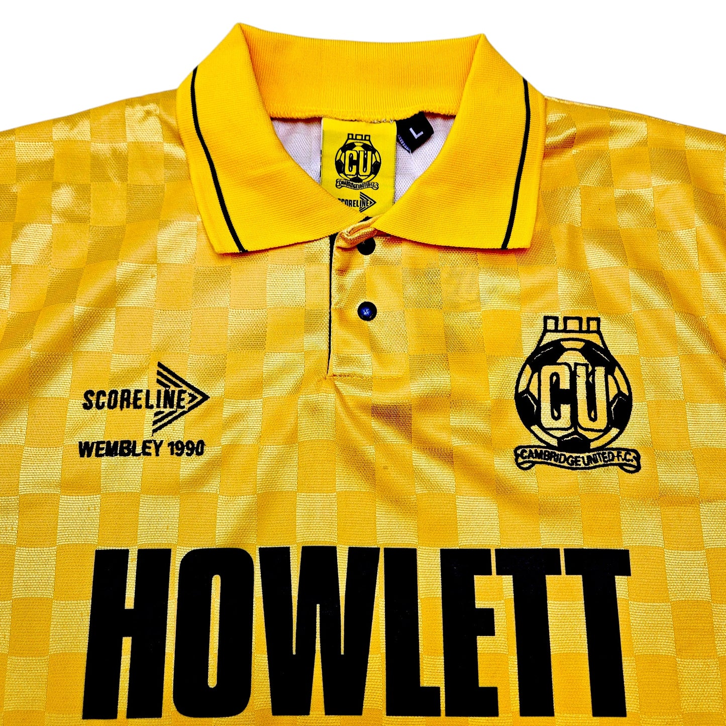 1990 Cambridge United Wembley Home Football Shirt | Scoreline