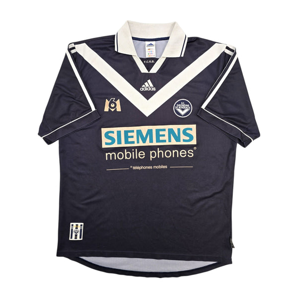 2000/01 Bordeaux Home Football Shirt (L) Adidas