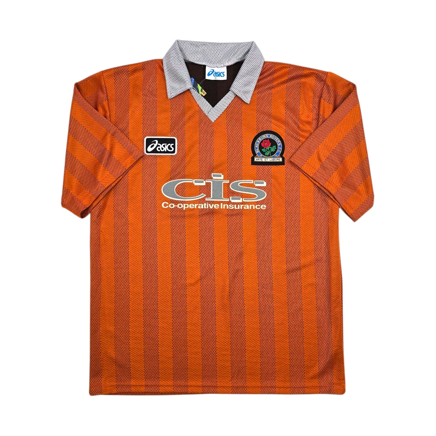 1997/98 Blackburn Rovers Away Football Shirt (XL) Asics (Player Version)