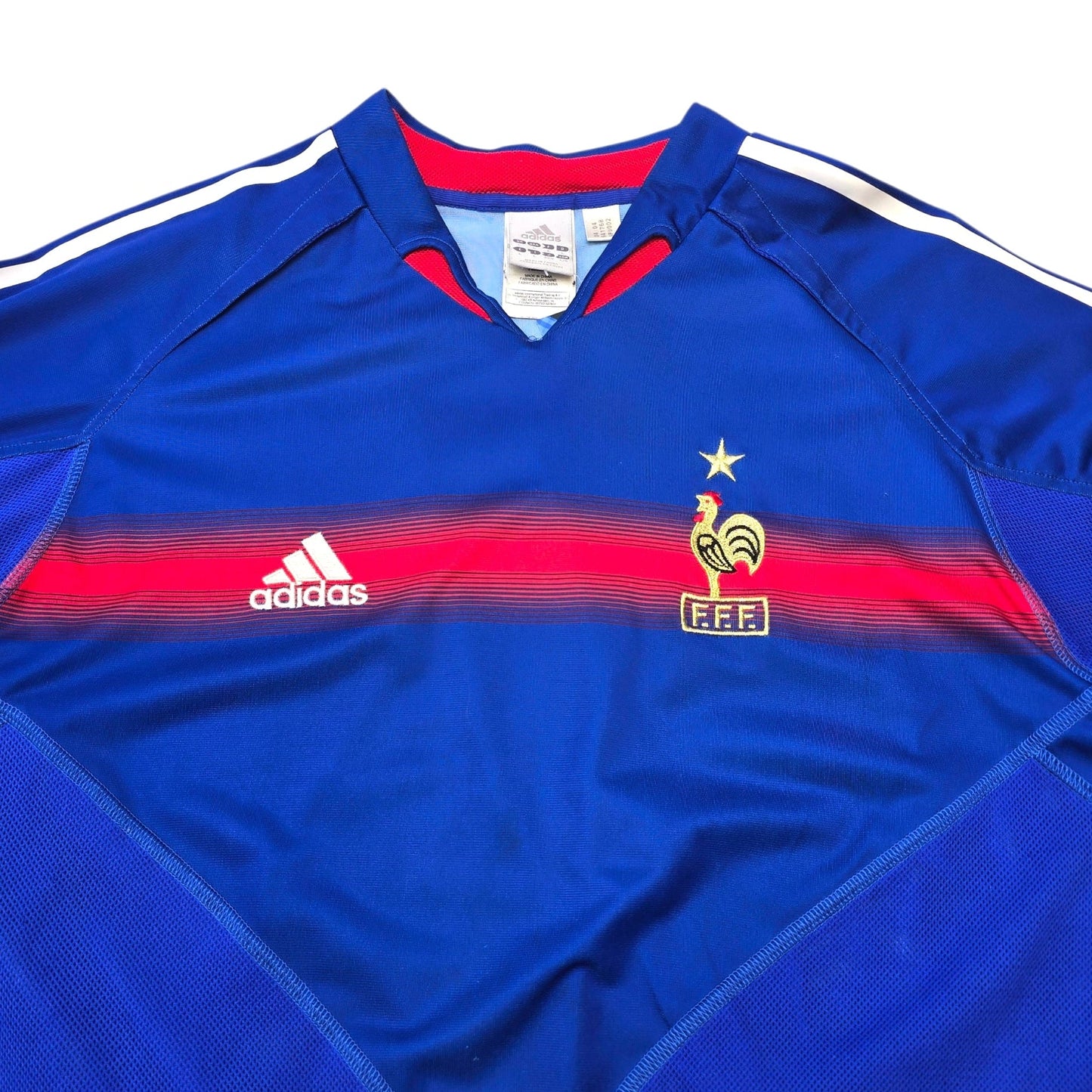 2004/06 France Home Football Shirt (L) Adidas