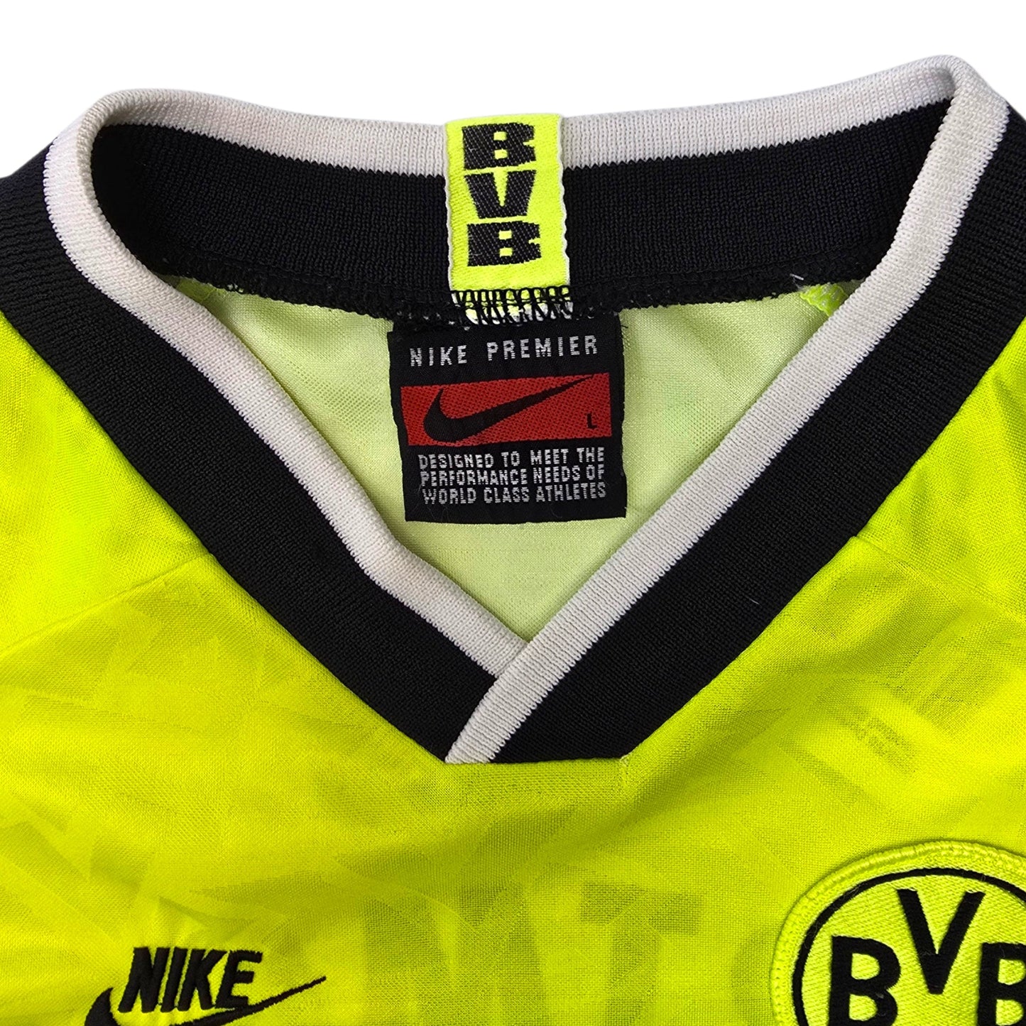 1995/96 Dortmund Home Football Shirt (L) Nike