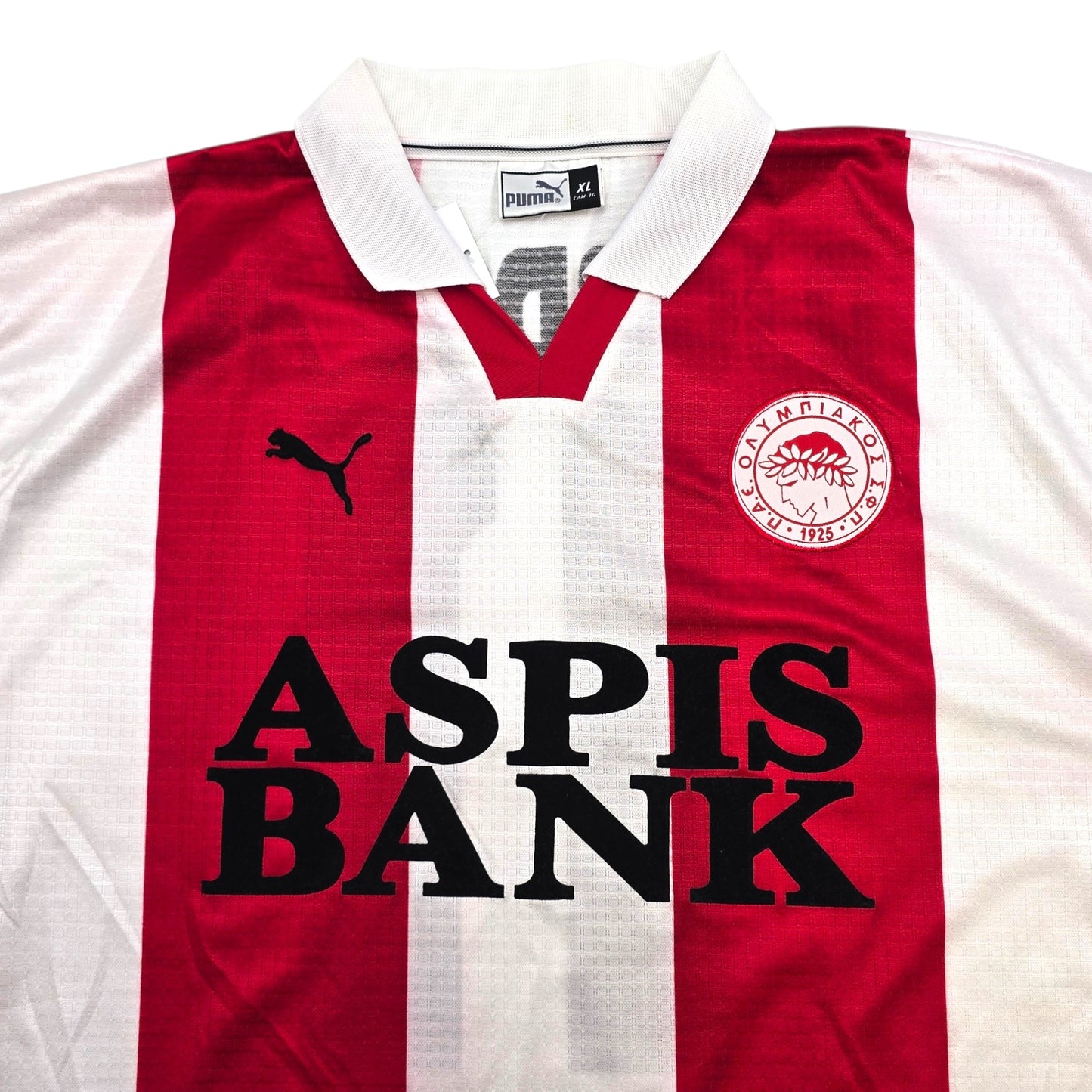 1999/00 Olympiakos Home Football Shirt (XL) Puma #11 Djordjevic
