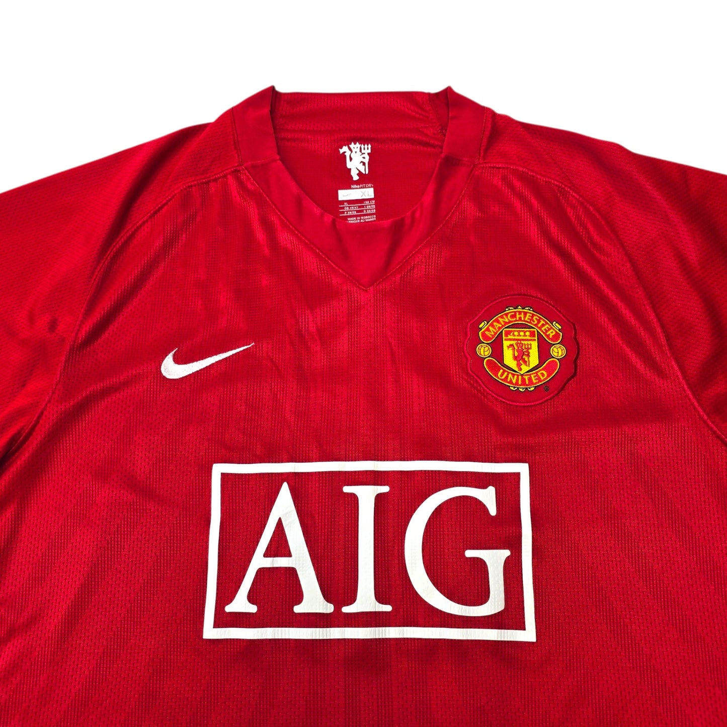 2007/09 Manchester United Home Football Shirt (XL) Nike #17 Nani