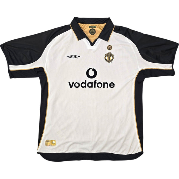2001/02 Manchester United Away Football Shirt (2XL) Umbro (Centenary)