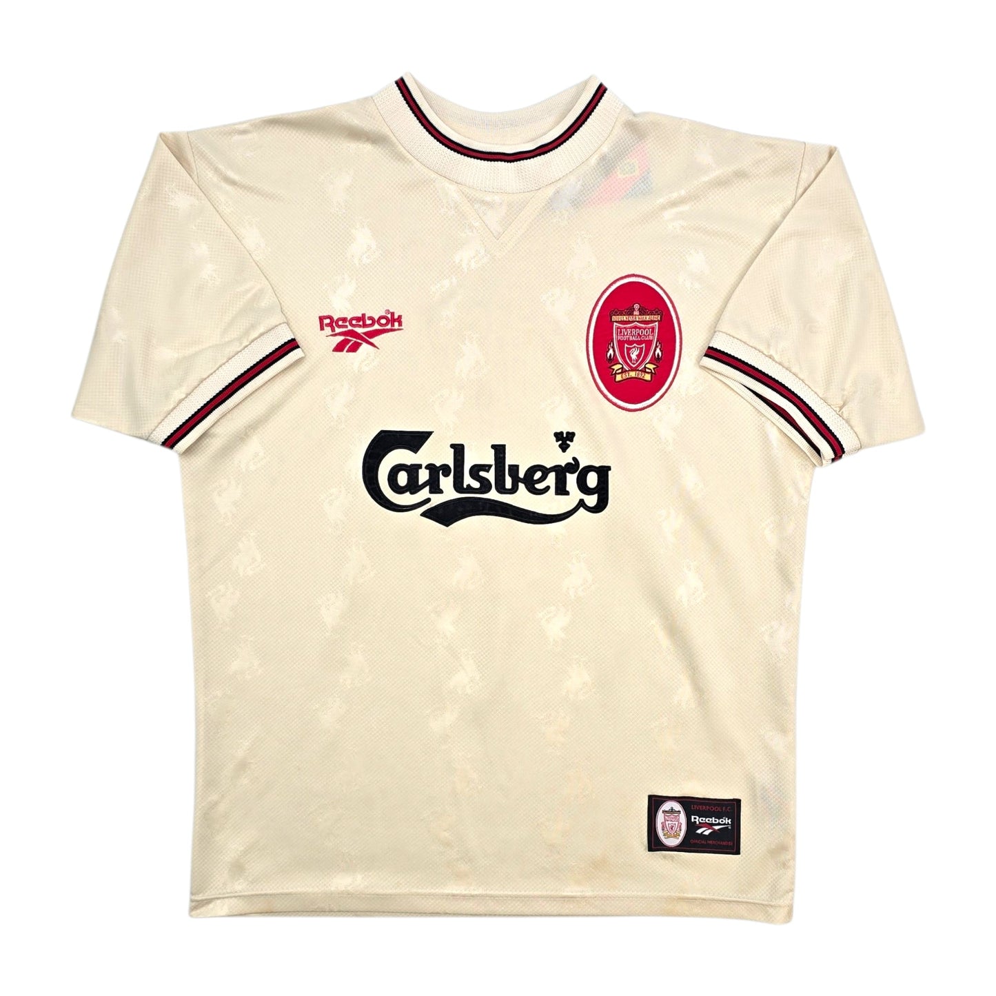 1996/97 Liverpool Away Football Shirt (M) Reebok #9 Fowler