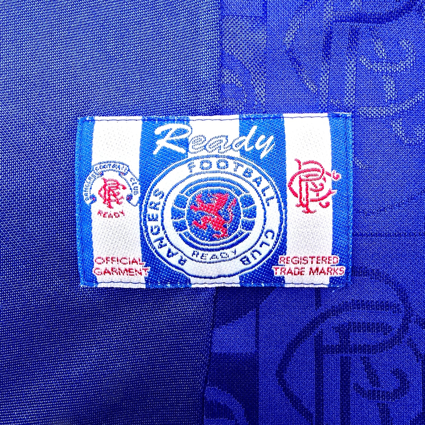 1996/97 Glasgow Rangers Home Football Shirt (M) Adidas