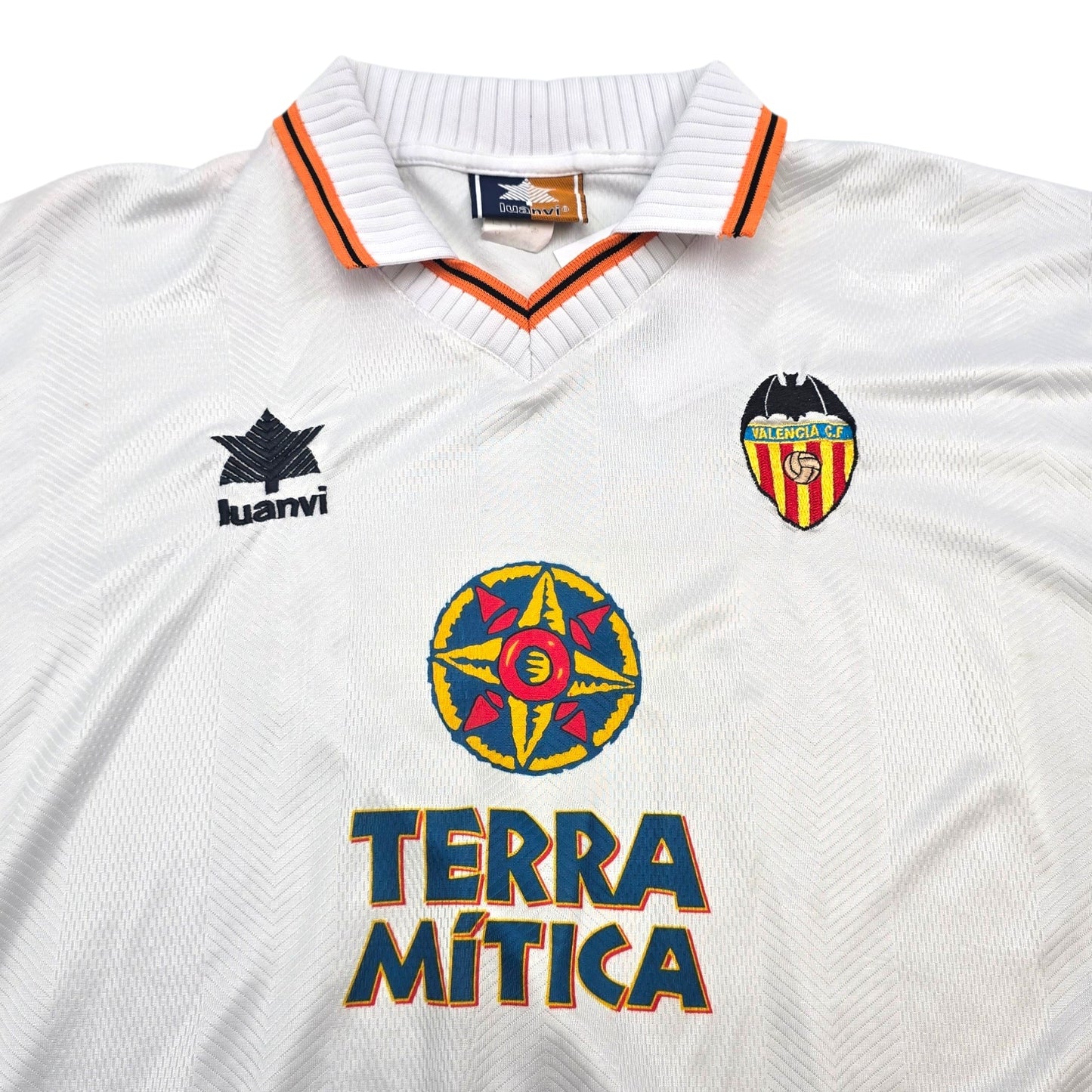 1998/99 Valencia Home Football Shirt (L) Luanvi