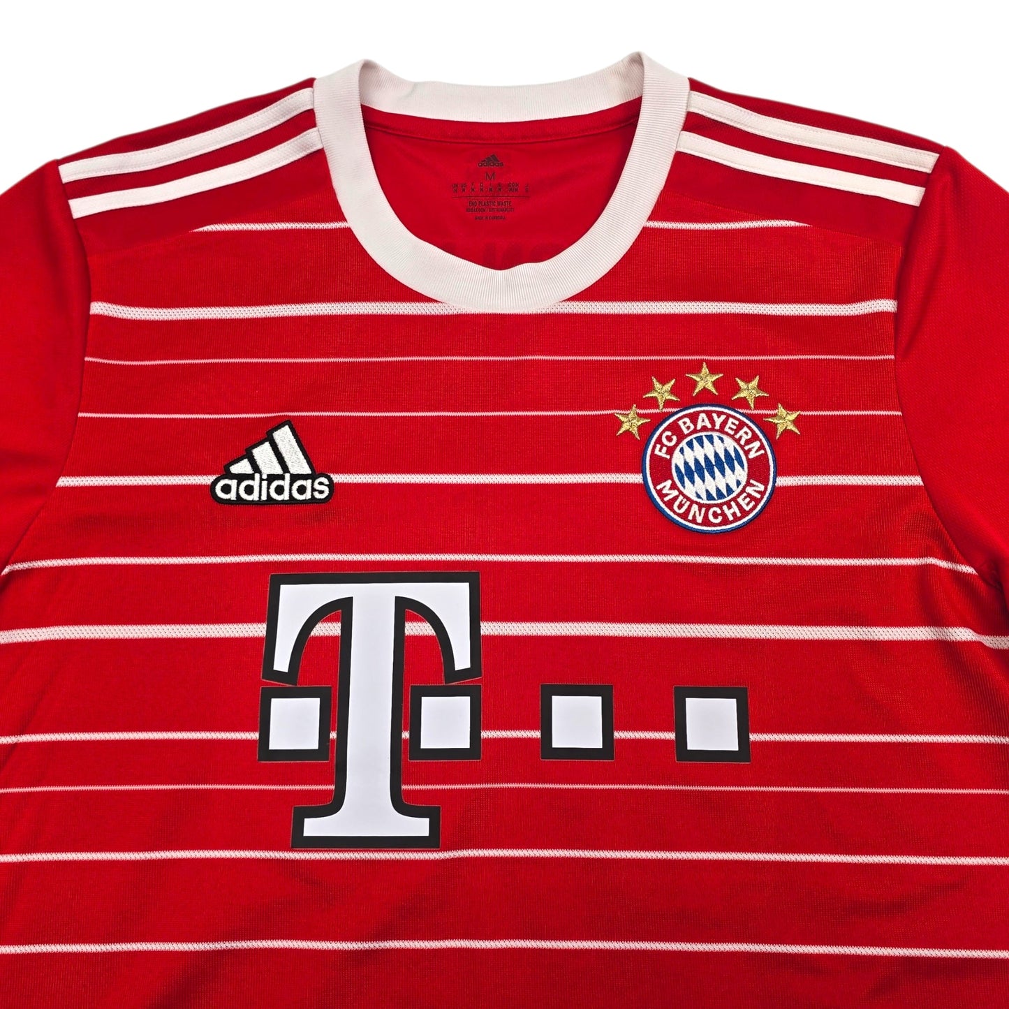 2022/23 Bayern Munich Home Football Shirt (M) Adidas #25 Muller