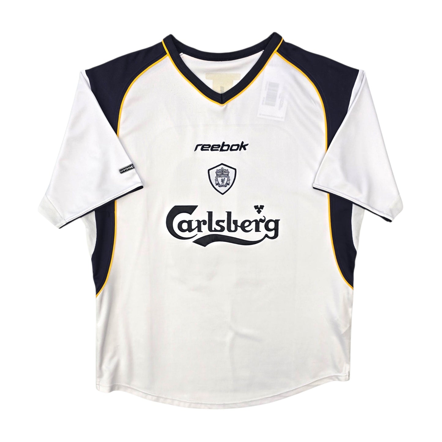 2001/03 Liverpool Away Football Shirt (M) Reebok #10 Owen