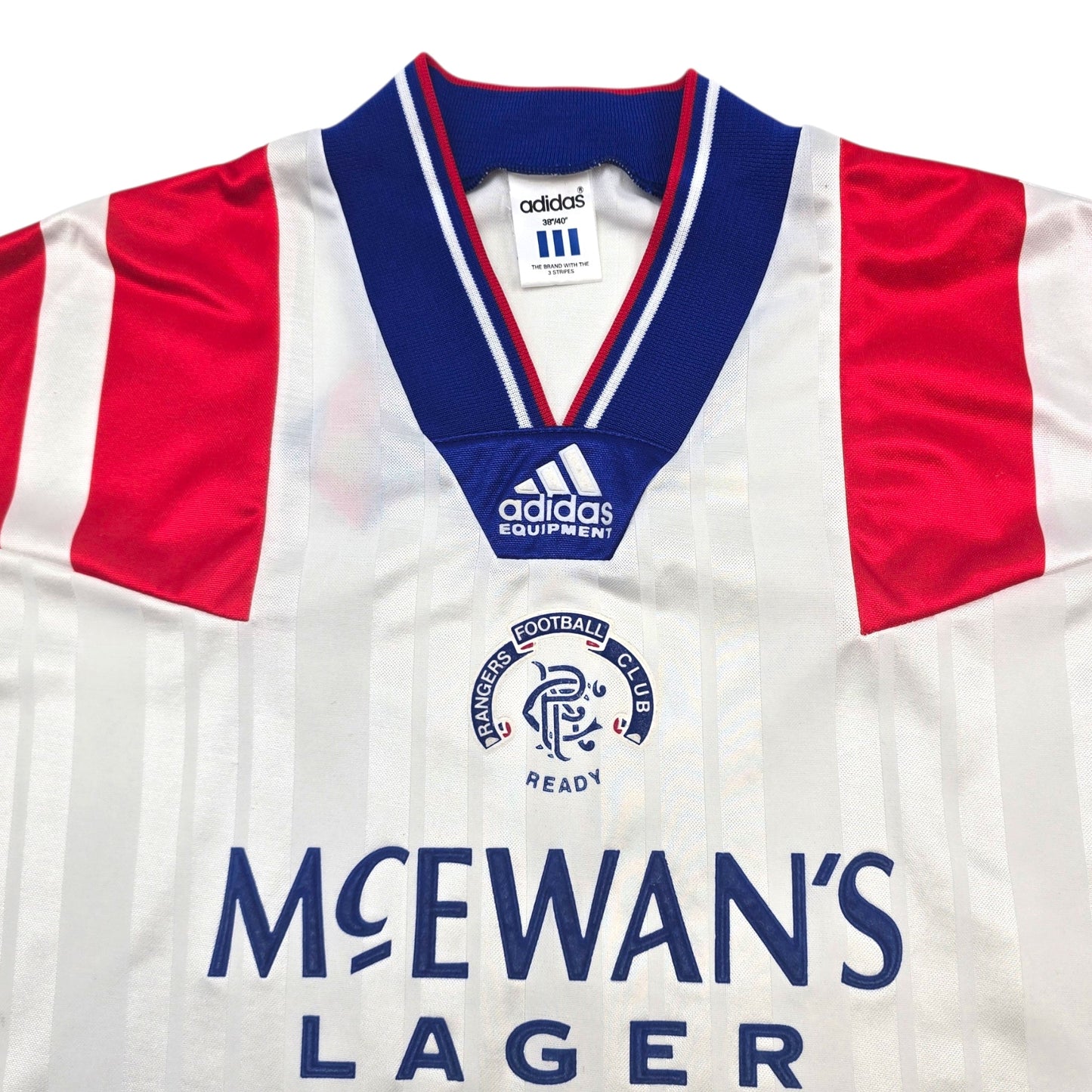 1992/94 Glasgow Rangers Away Football Shirt (M) Adidas