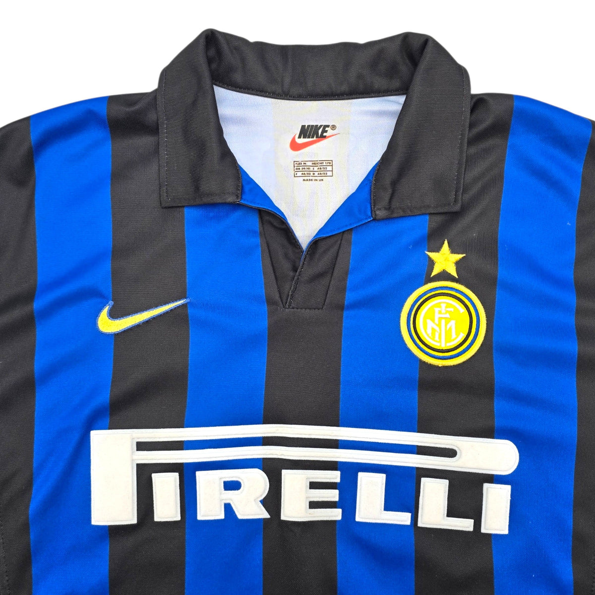 1998/99 Inter Milan Home Football Shirt (M) Nike #32 Vieri