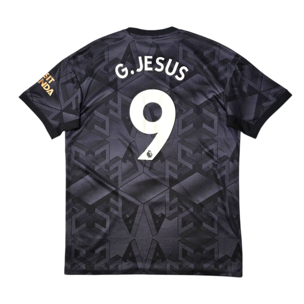 2022/23 Arsenal Away Football Shirt (L) Adidas #9 G. Jesus