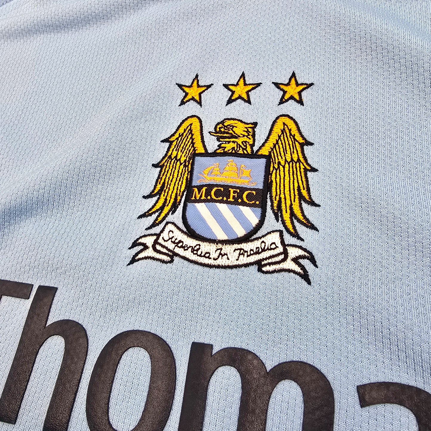 2008/09 Manchester City Home Football Shirt (2XL) Le Coq Sportif