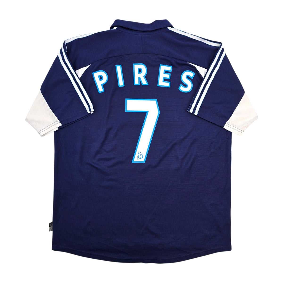 1999/00 Olympique Marseille Away Football Shirt (XL) Adidas #7 Pires
