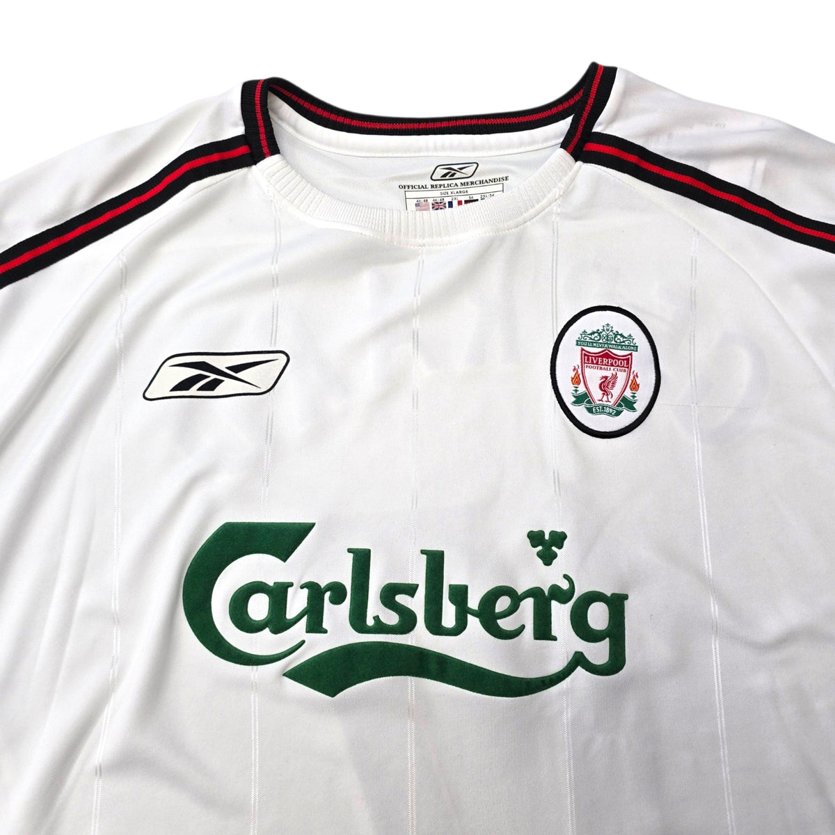2003/05 Liverpool Away Football Shirt (XL) Reebok #17 Gerrard