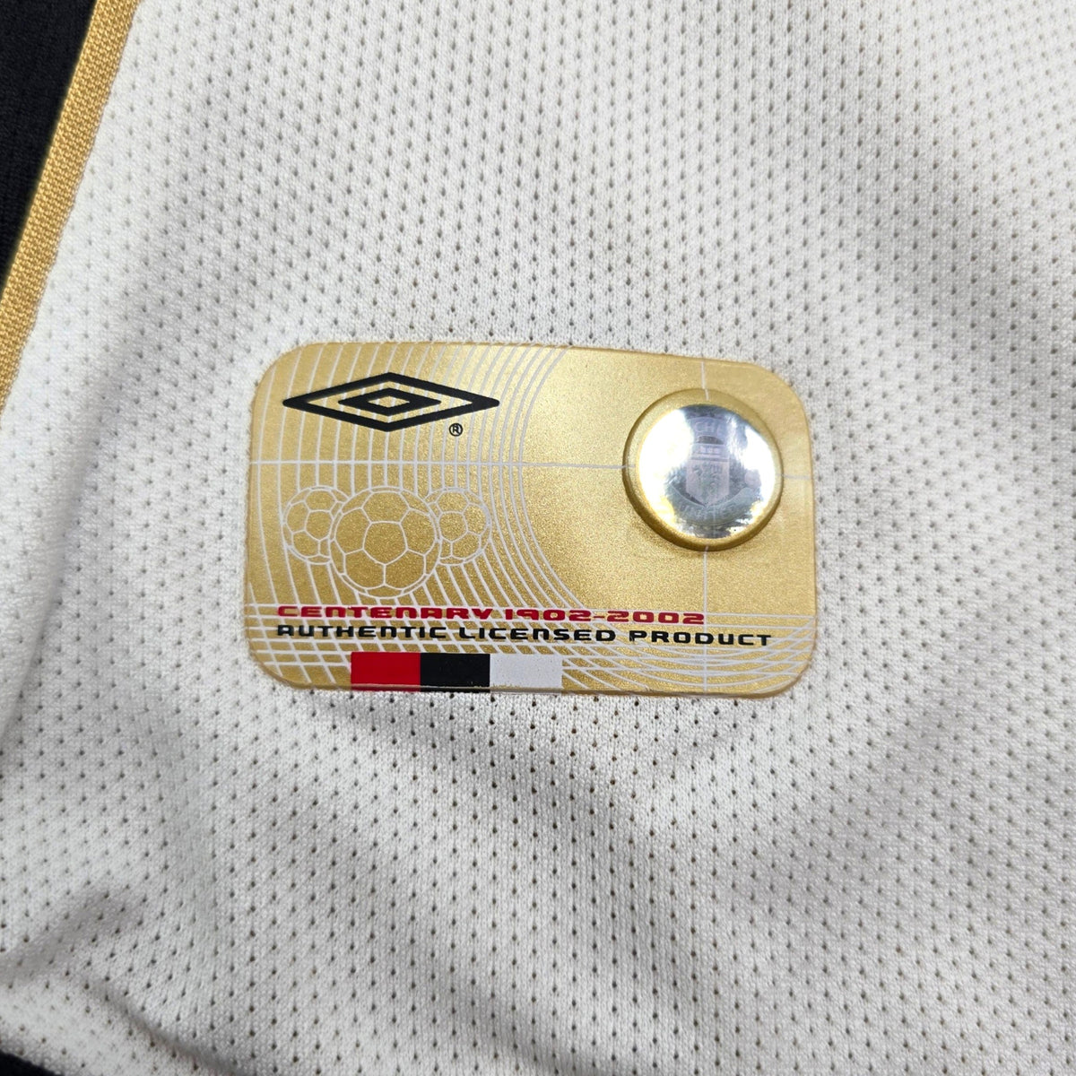 2001/02 Manchester United Away Football Shirt (M) Umbro (Centenary)