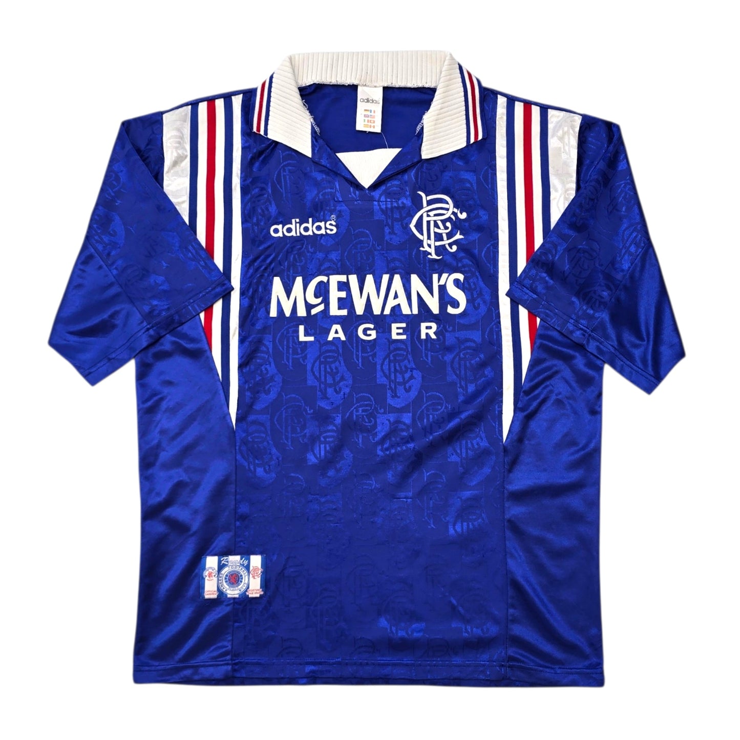 1996/97 Glasgow Rangers Home Football Shirt (L) Adidas