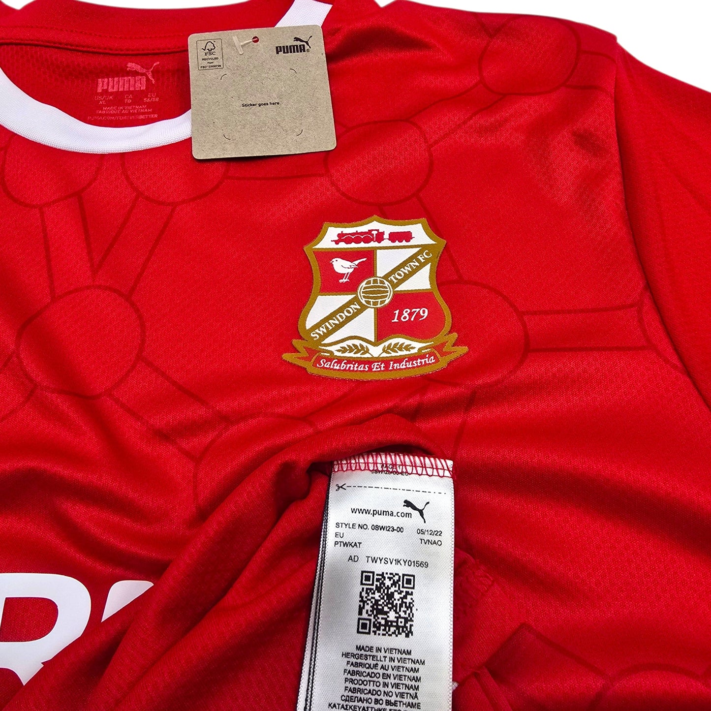 2023/24 Swindon Town Home Football Shirt Puma (BNWTs)