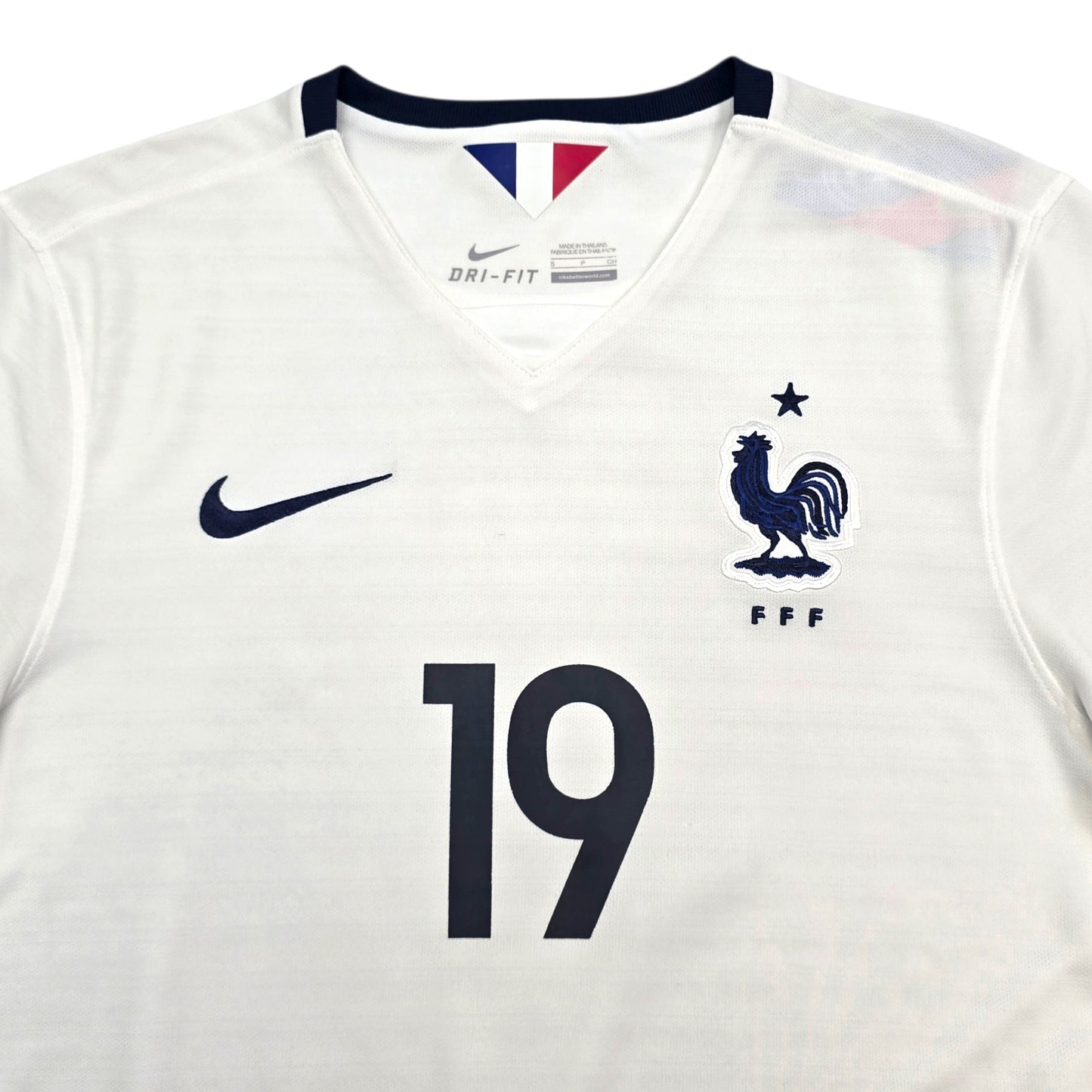 2015/16 France Away Football Shirt (S) Nike #19 Pogba