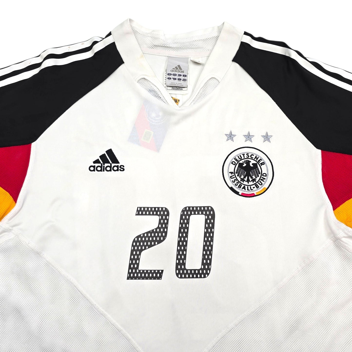 2004/05 Germany Home Football Shirt (L) Adidas #20 Podolski