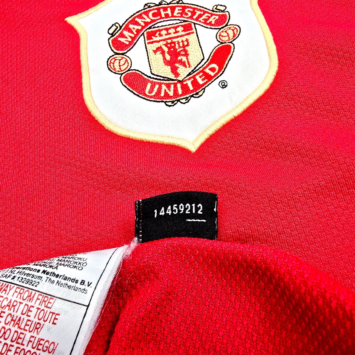 2006/07 Manchester United Home Football Shirt (L) Nike #16 Carrick