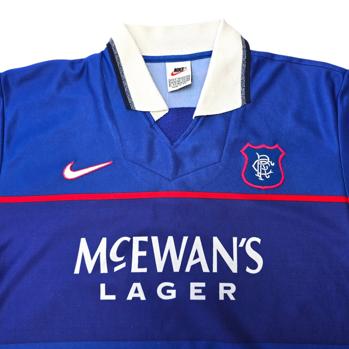 1997/99 Glasgow Rangers Home Football Shirt (S) Nike