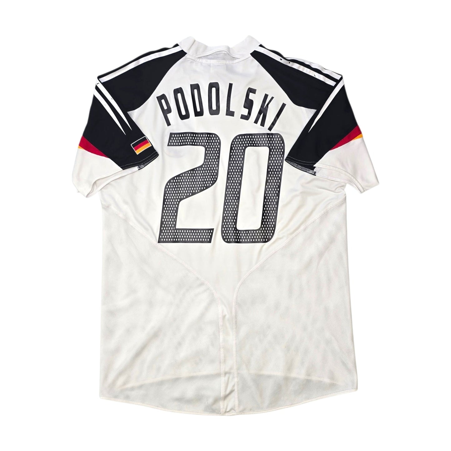2004/05 Germany Home Football Shirt (L) Adidas #20 Podolski