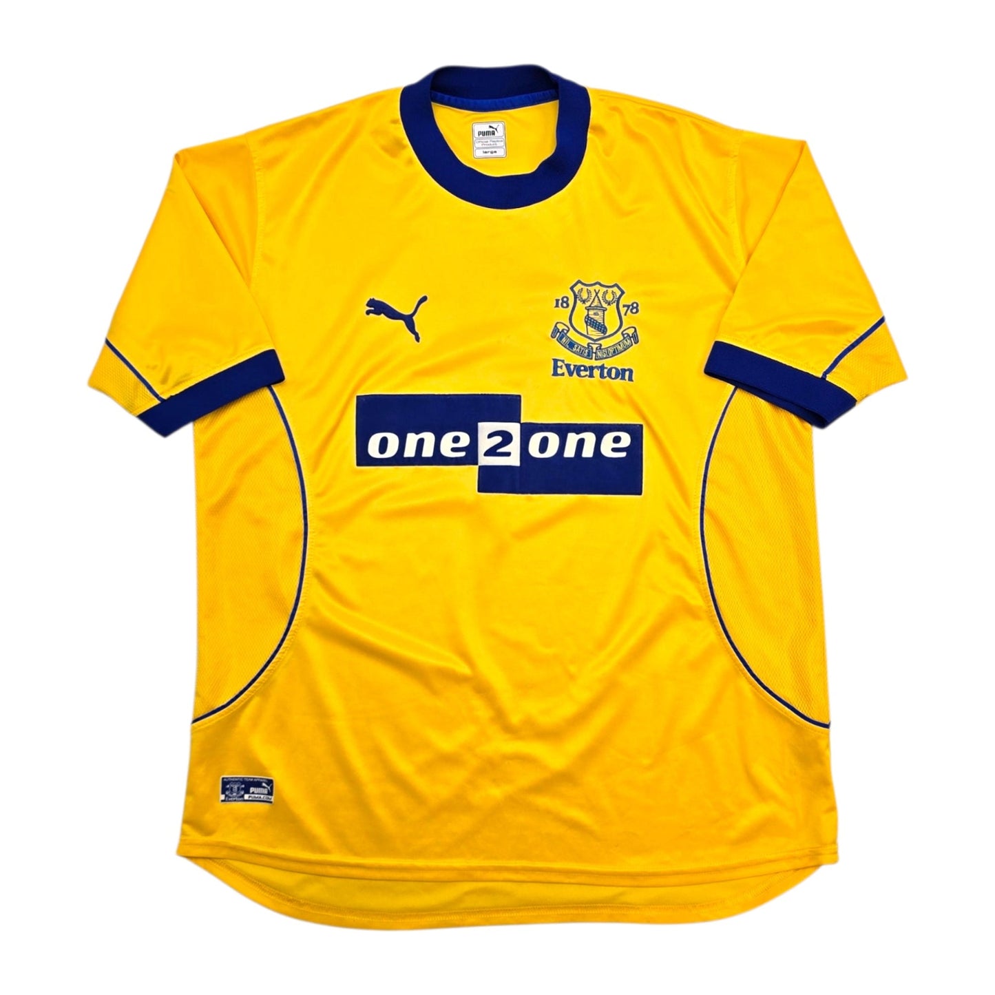 2000/01 Everton Away Football Shirt (L) Puma