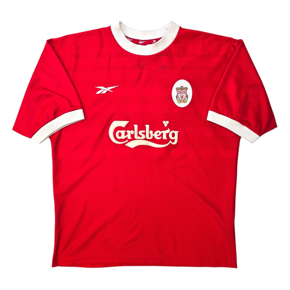 1998/99 Liverpool Home Football Shirt (L) Reebok #10 Owen