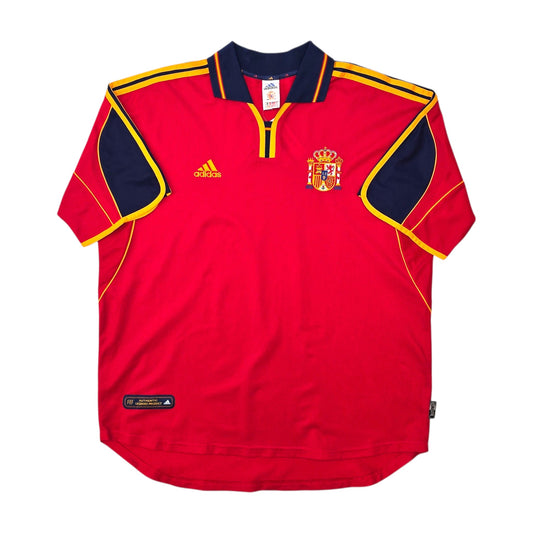 1999/02 Spain Home Football Shirt (XL) Adidas