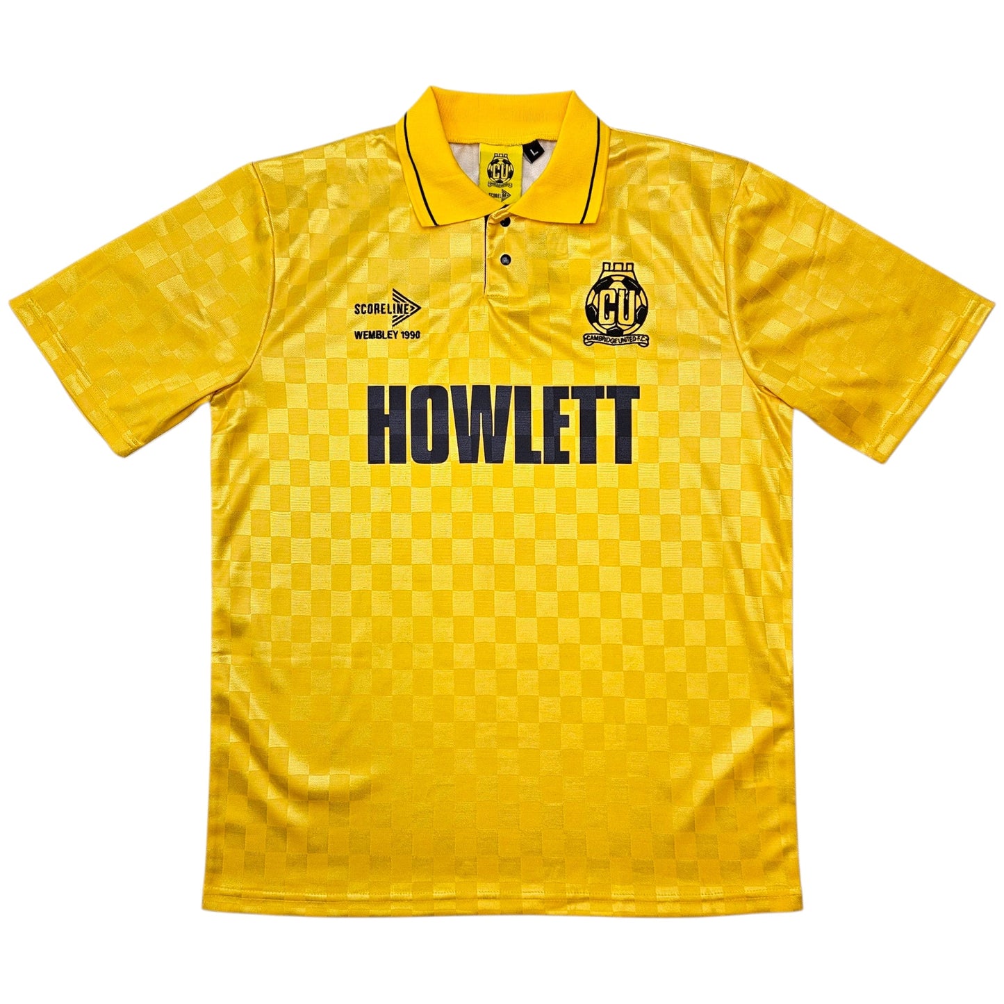1990 Cambridge United Wembley Home Football Shirt | Scoreline