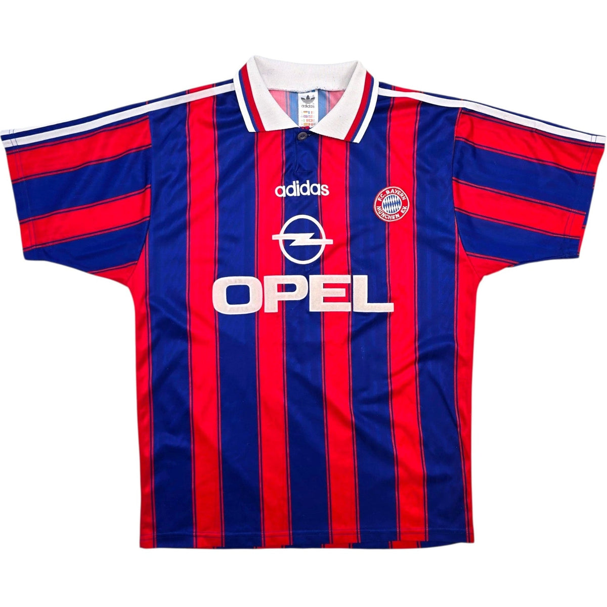 1995/97 Bayern Munich Home Football Shirt (M) Adidas #18 Klinsmann