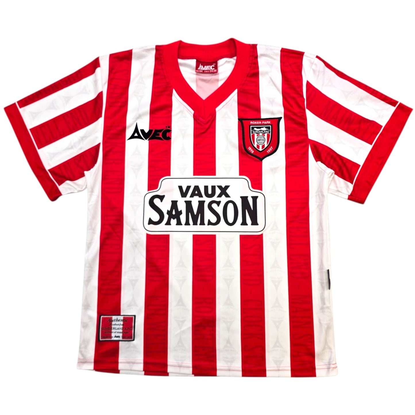 1996/97 Sunderland Home Football Shirt (S) Avec