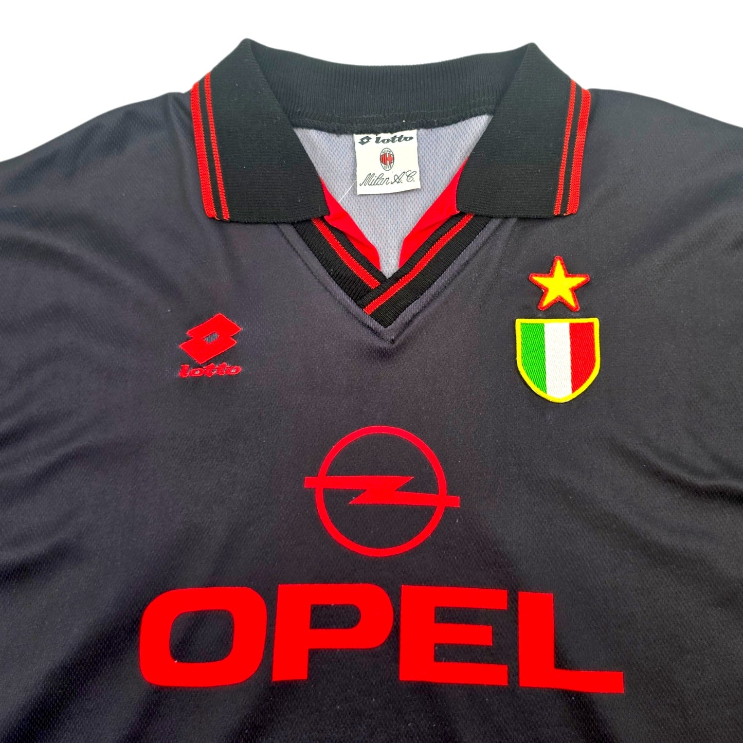 1996/97 AC Milan Third Football Shirt (L) Lotto #3 Maldini