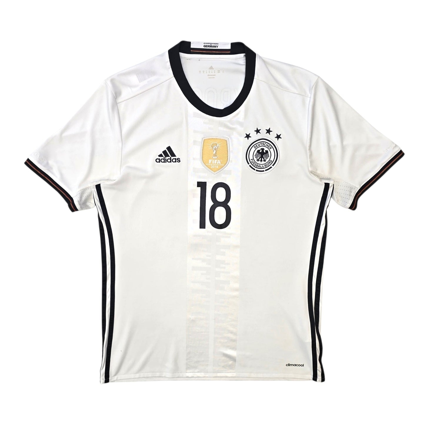 2016/17 Germany Home Football Shirt (M) Adidas #18 Kroos