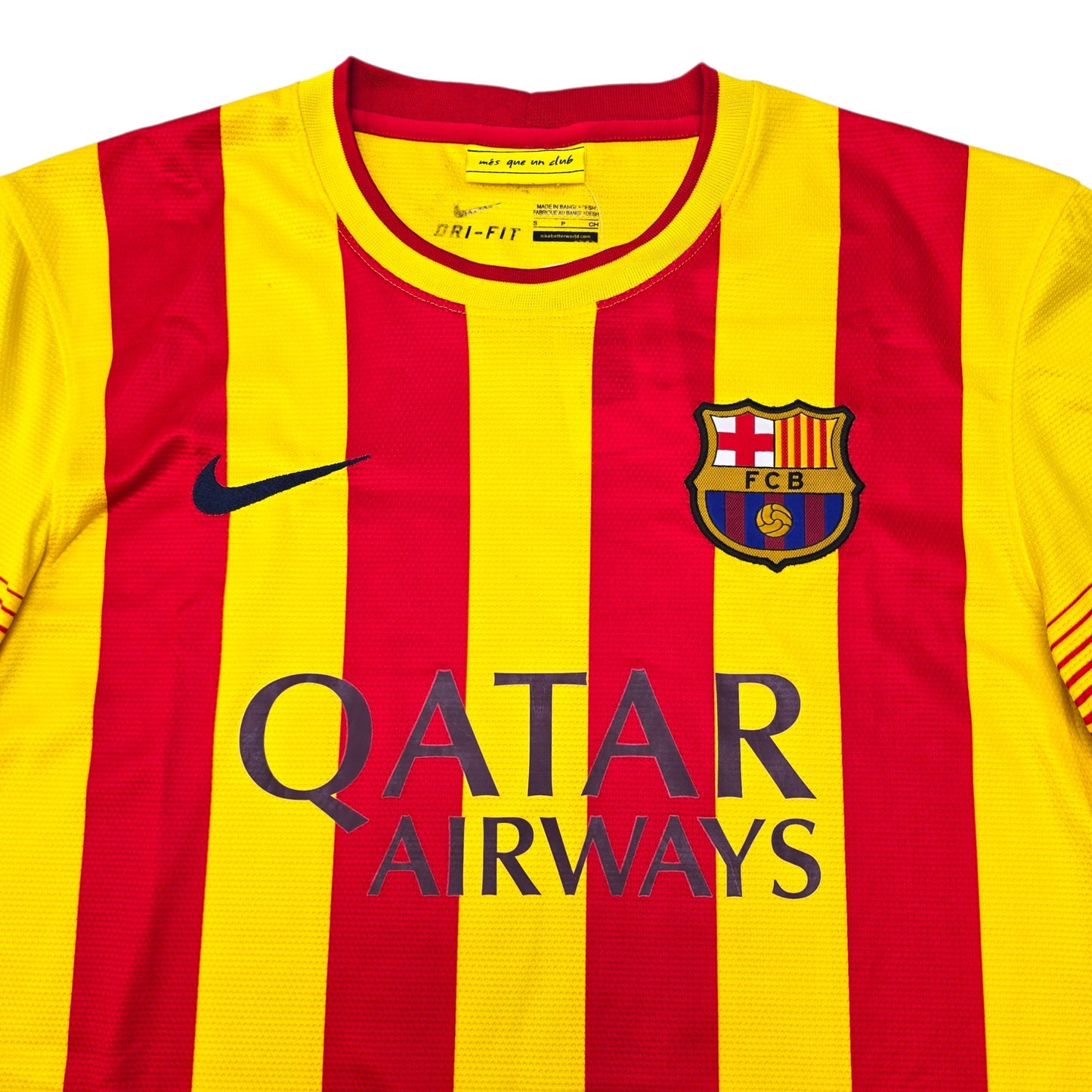 2013/14 Barcelona Away Football Shirt (S) Nike #10 Messi