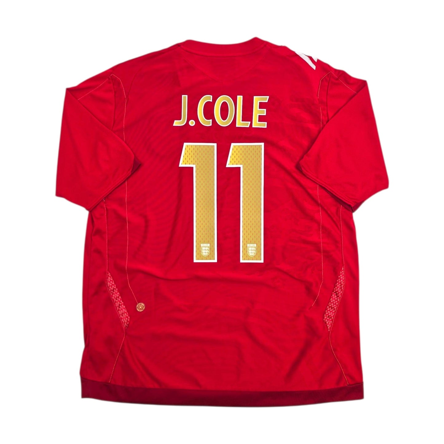 2006/08 England Away Football Shirt (XL) Umbro #11 J. Cole