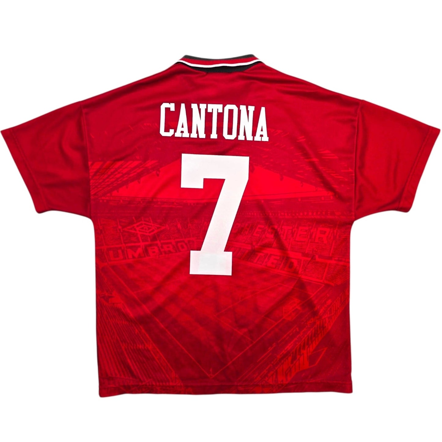 1994/96 Manchester United Home Football Shirt (M) Umbro #7 Cantona