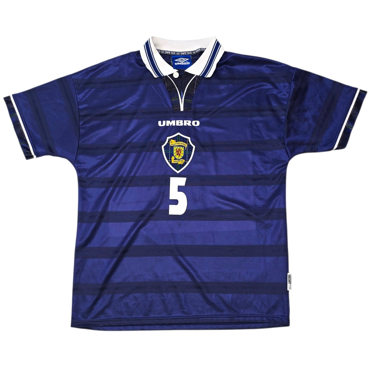 1998/00 Scotland Home Football Shirt (L) Umbro #5 Hendry