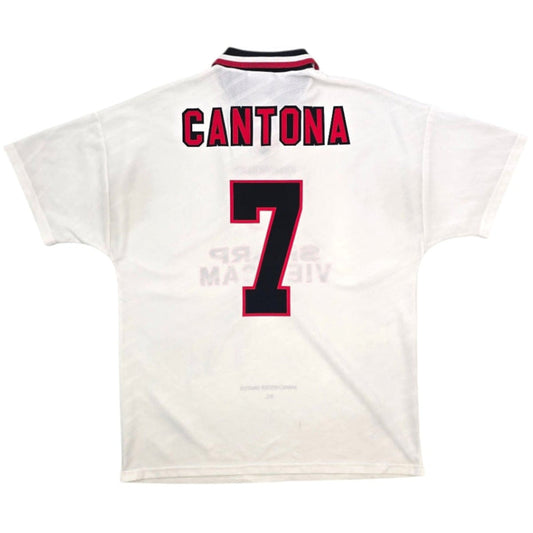 1996/97 Manchester United Away Football Shirt (L) Umbro #7 Cantona