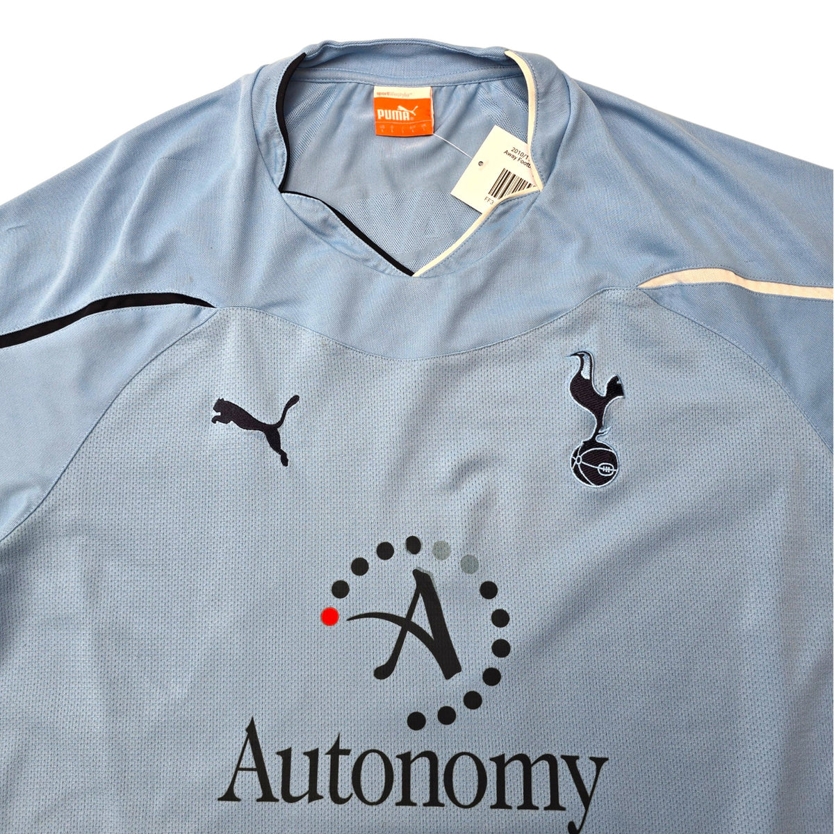2010/11 Tottenham Hotspur Away Football Shirt (L) Puma #3 Bale