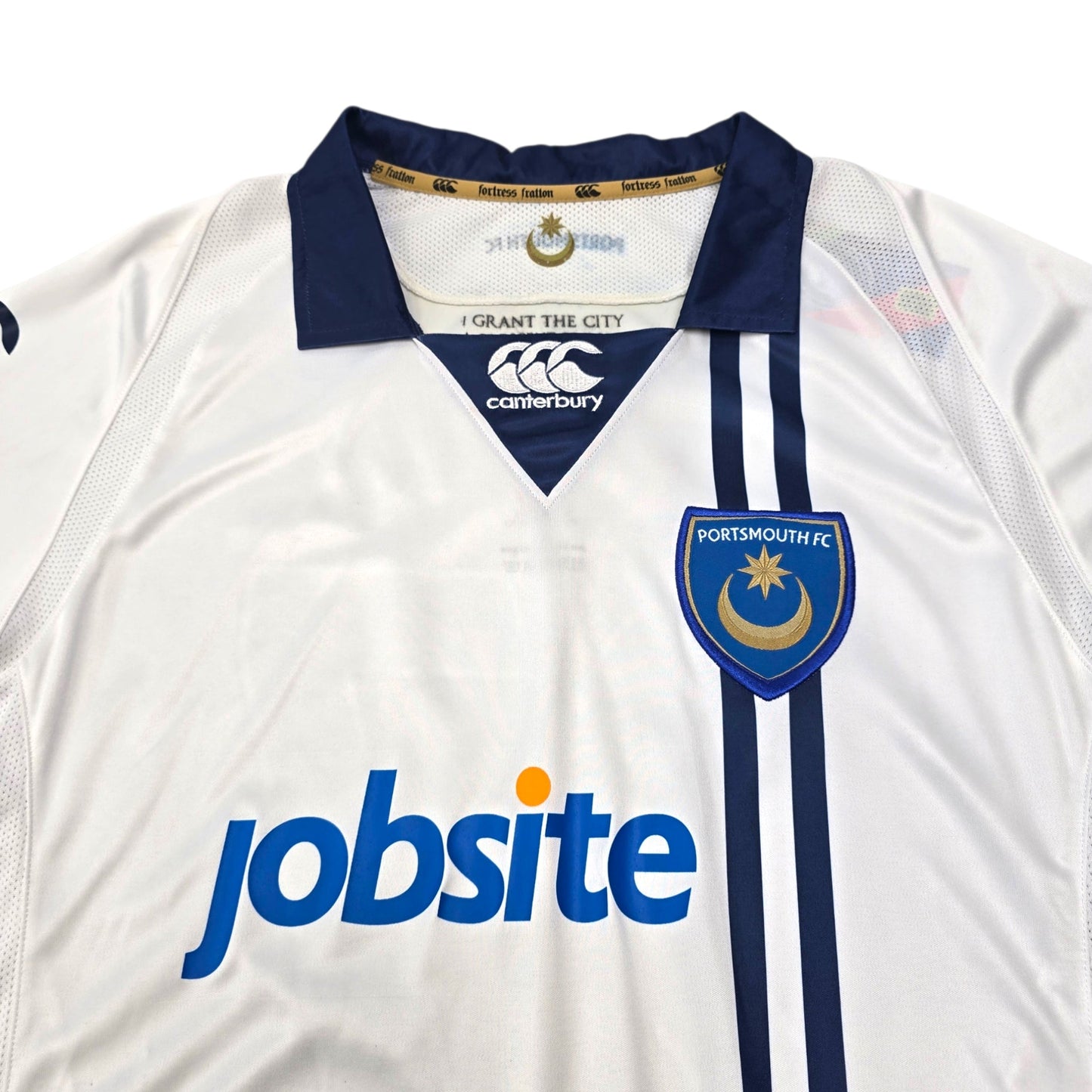 2009/10 Portsmouth Away Football Shirt (M) Canterbury #27 Kanu