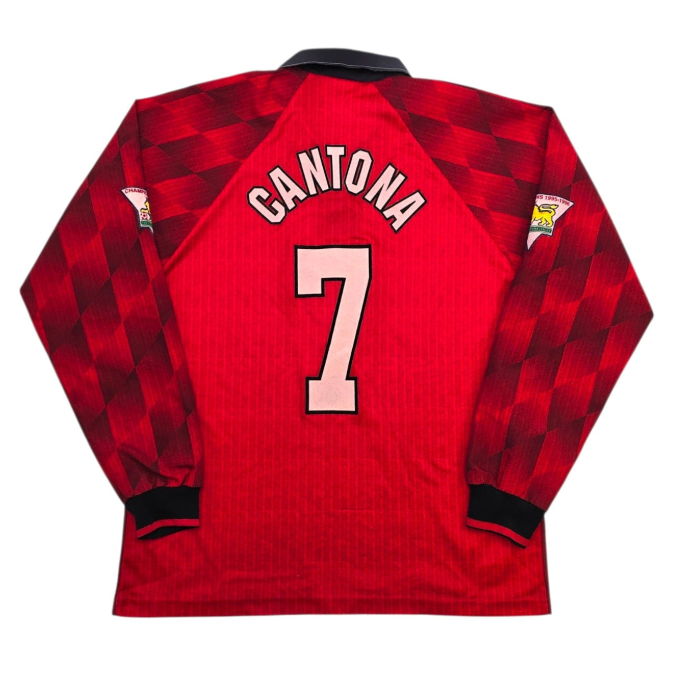 1996/98 Manchester United Home Football Shirt (M) Umbro #7 Cantona