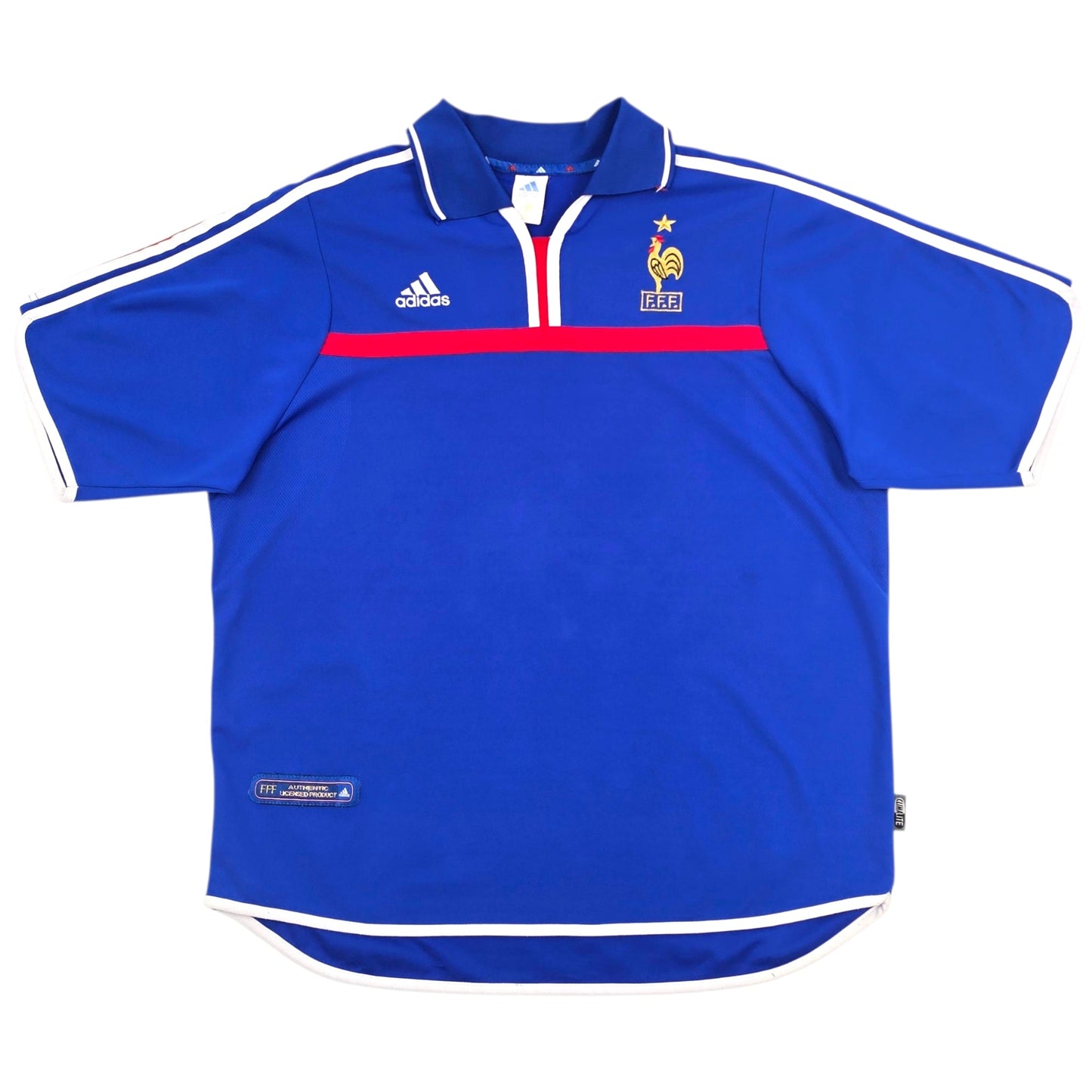2000/02 France Home Football Shirt (XL) Adidas
