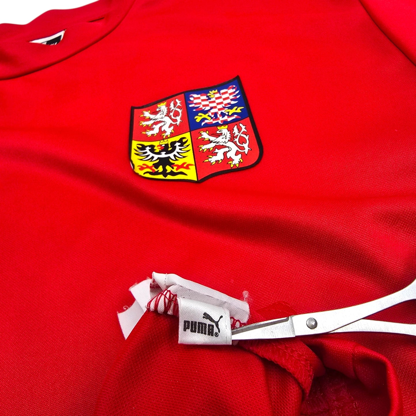 2003/04 Czech Republic Home Football Shirt (XL) Puma (Basic Version)