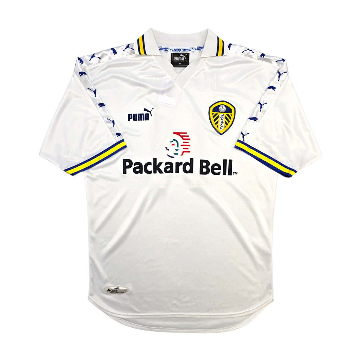 1998/00 Leeds United Home Football Shirt (M) Puma #11 Bowyer