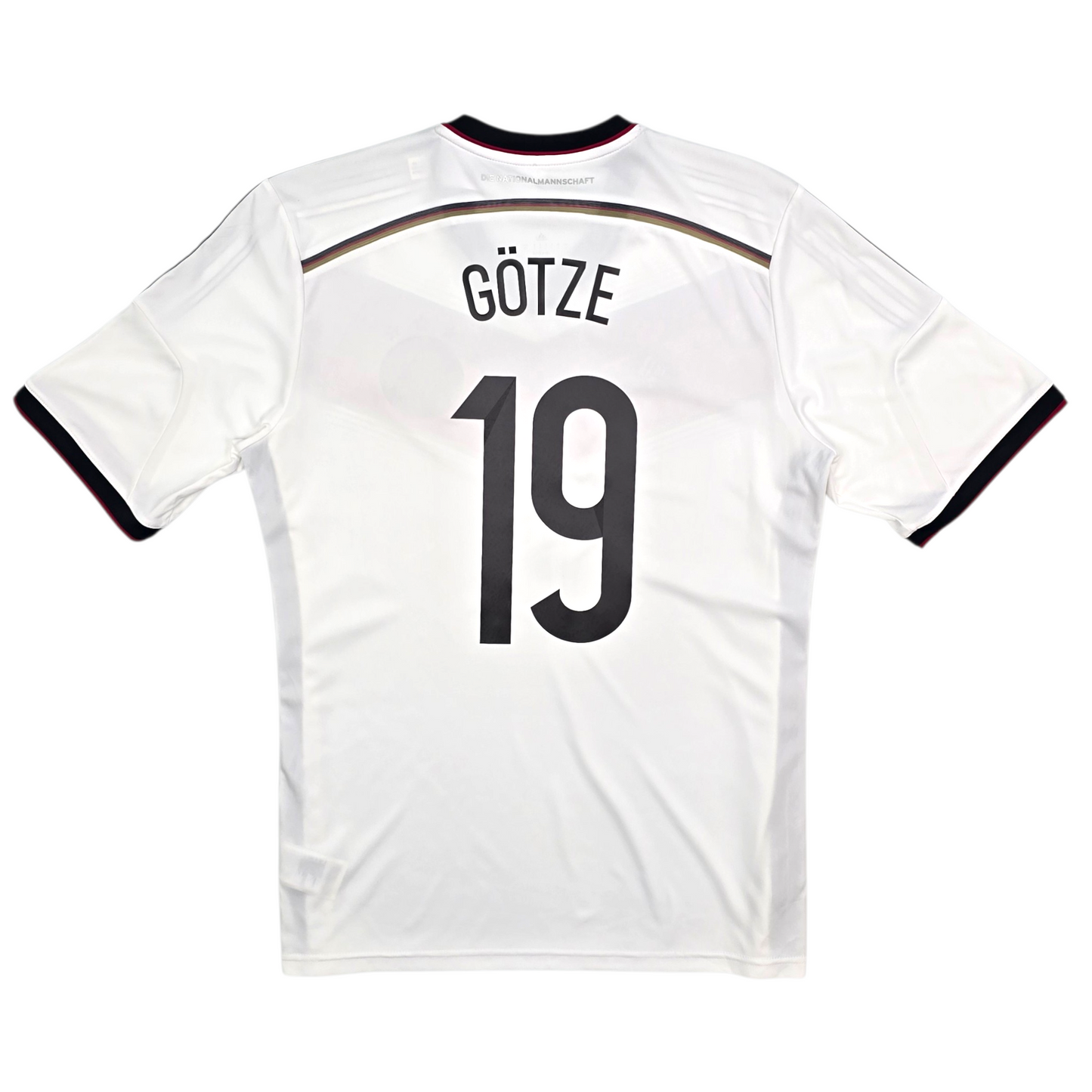 2014/15 Germany Home Football Shirt (L) Adidas #19 Gotze
