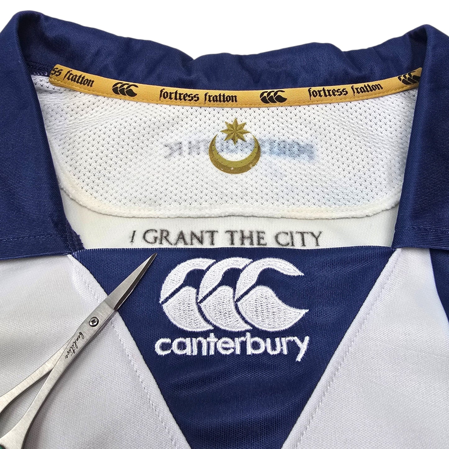 2009/10 Portsmouth Away Football Shirt (M) Canterbury #27 Kanu
