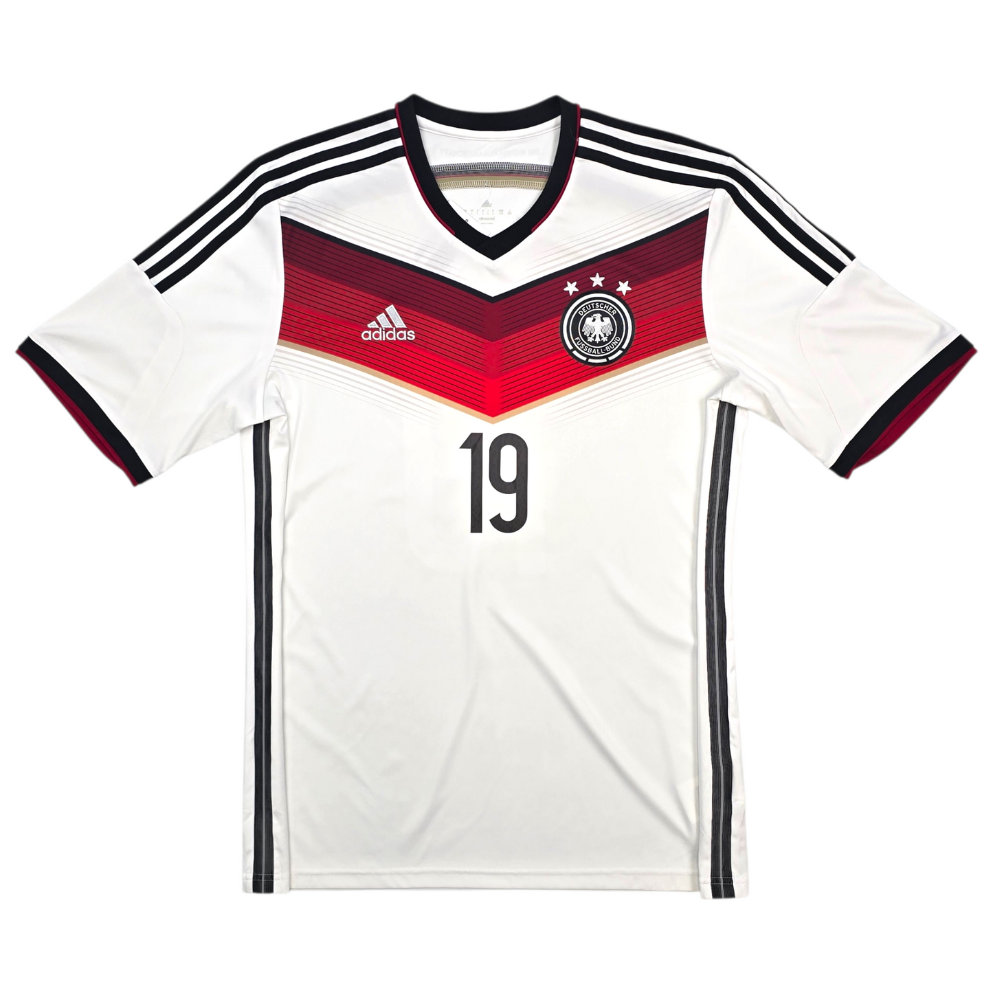 2014/15 Germany Home Football Shirt (L) Adidas #19 Gotze