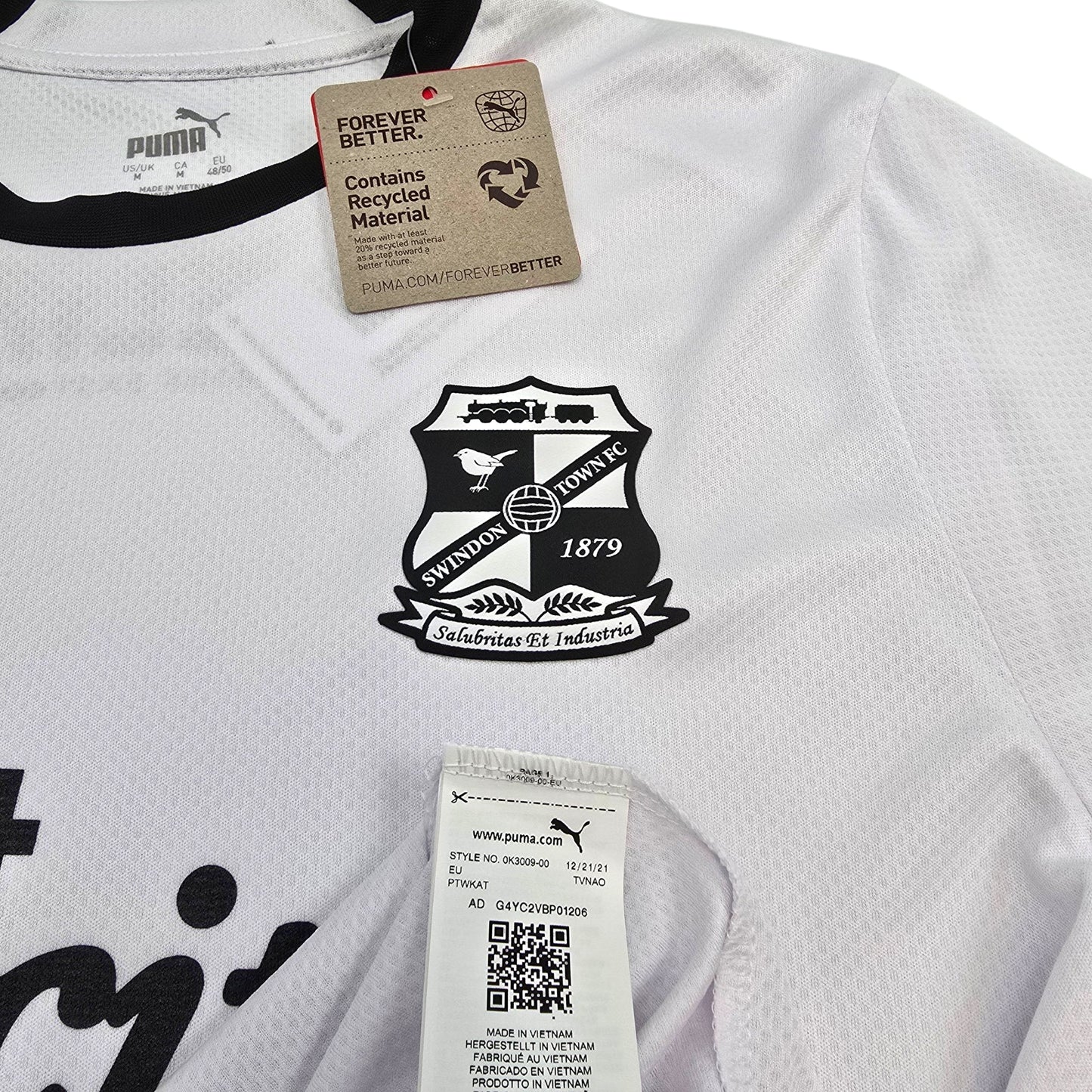 2022/23 Swindon Town Away Football Shirt Puma (BNWTs)
